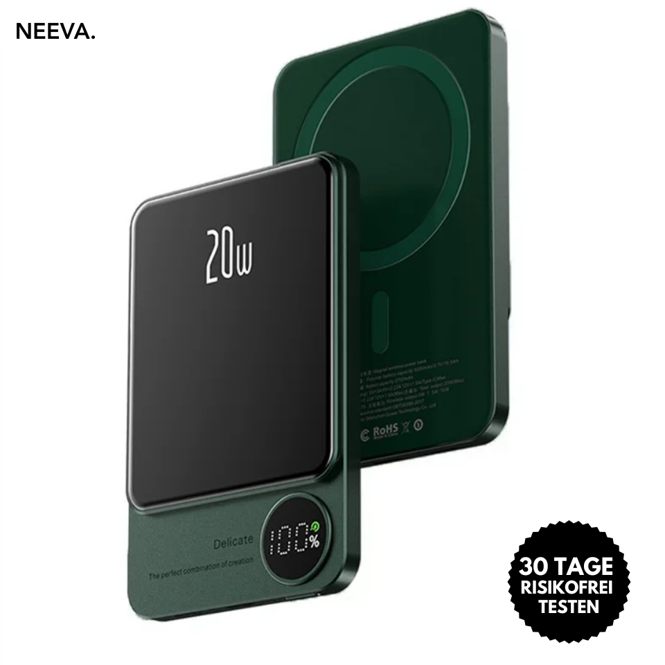 Neeva - Charge Magnetische Powerbank für unterwegs